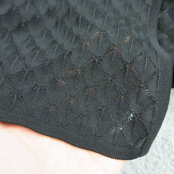 Exclusively‎ Misook Womens Duster Knit Cardigan Sweater Dress size Small Black - Picture 2 of 9